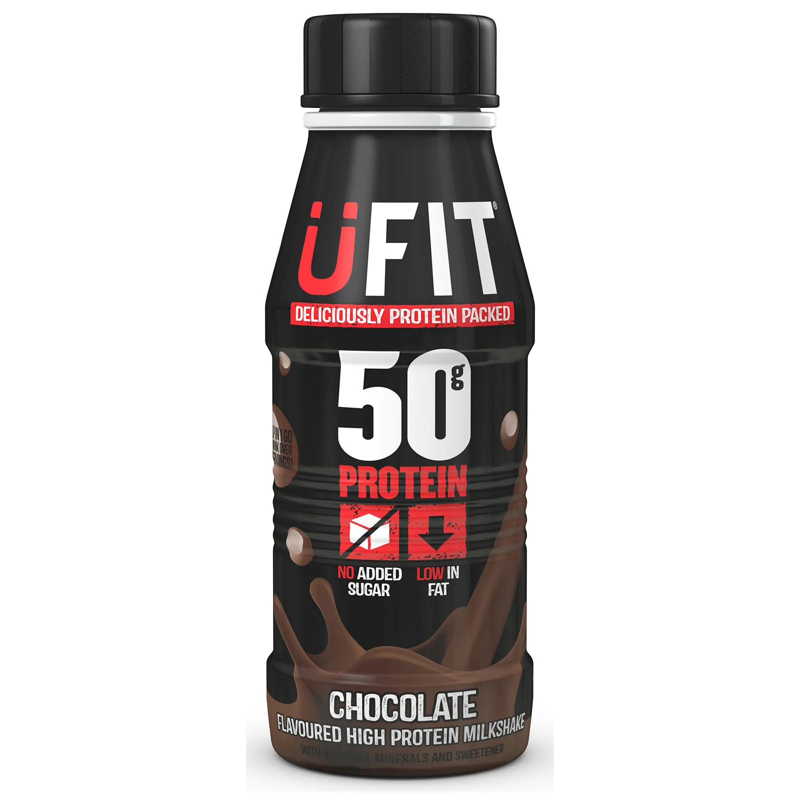 UFIT 50 High Protein Milkshake 500ml - 500ml - ChocolatImage1