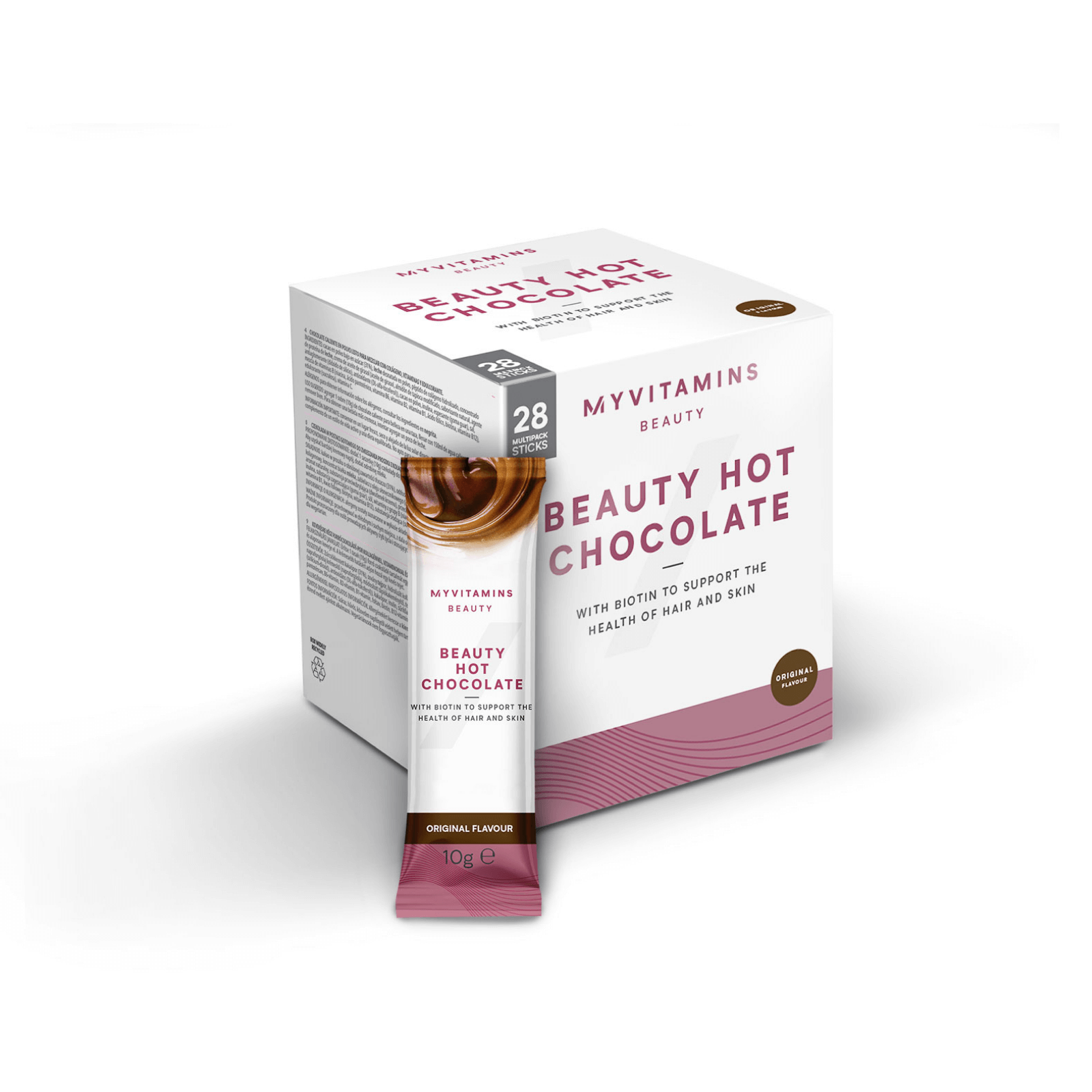 Chocolat Chaud Beauté (boîte de bâtonnets) - 28portions - ChocolatImage1