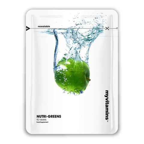 Total Nutri-Greens Tablets - Myvitamins - 90Comprimés - Sans arôme ajoutéImage1