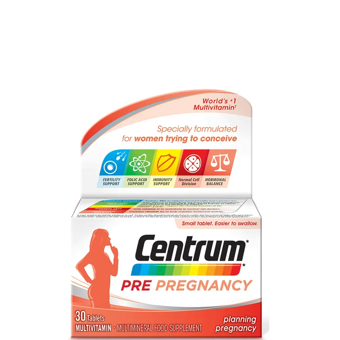 Comprimés Centrum pré-grossesse (30 comprimés)