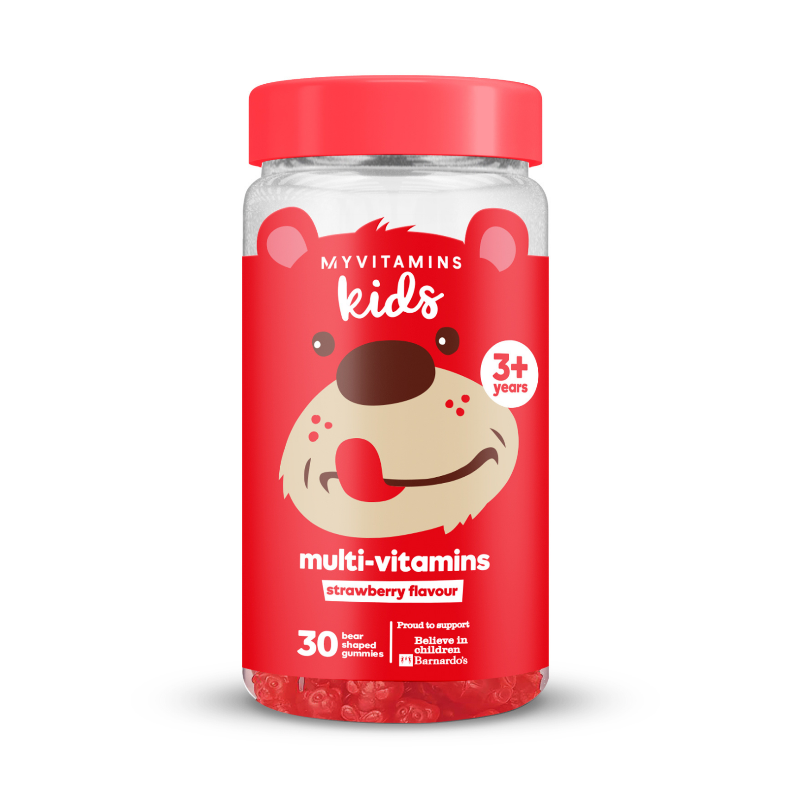 Gummies – Enfants Multivitaminés - 30gommes à mâcher - FraiseImage1