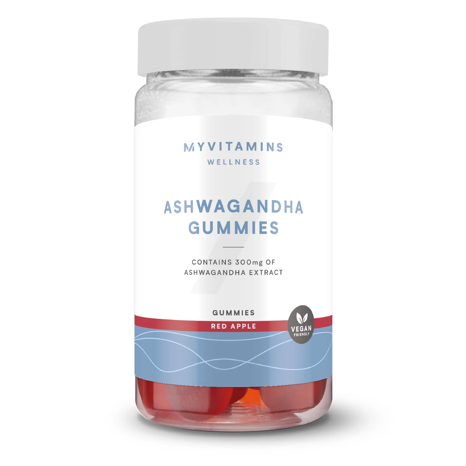 Gummies – Ashwagandha - 60gommes à mâcher - Red Apple (Extra Strength)Image1