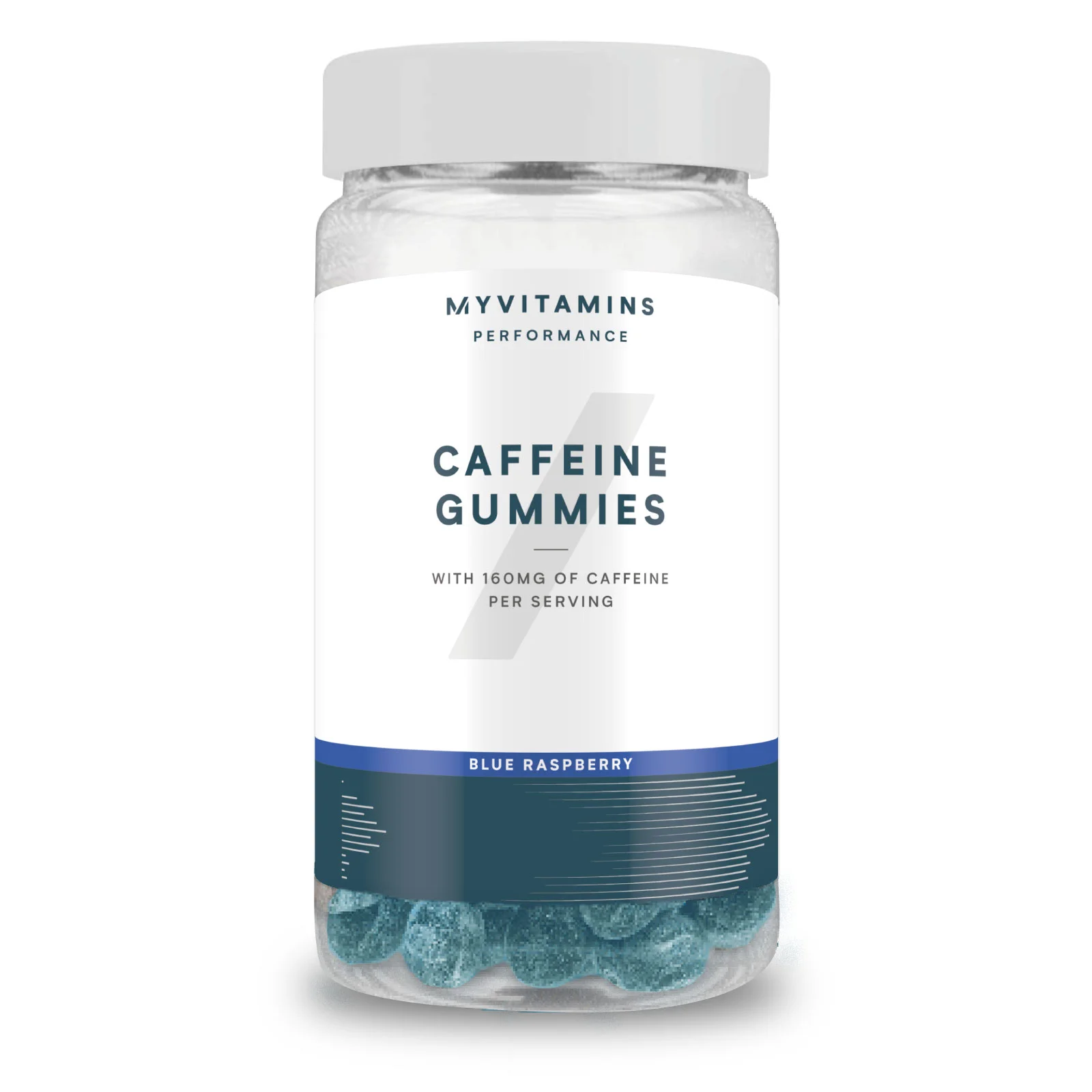 Gummies – Caféine - 60gommes à mâcher - Framboise BleueImage1
