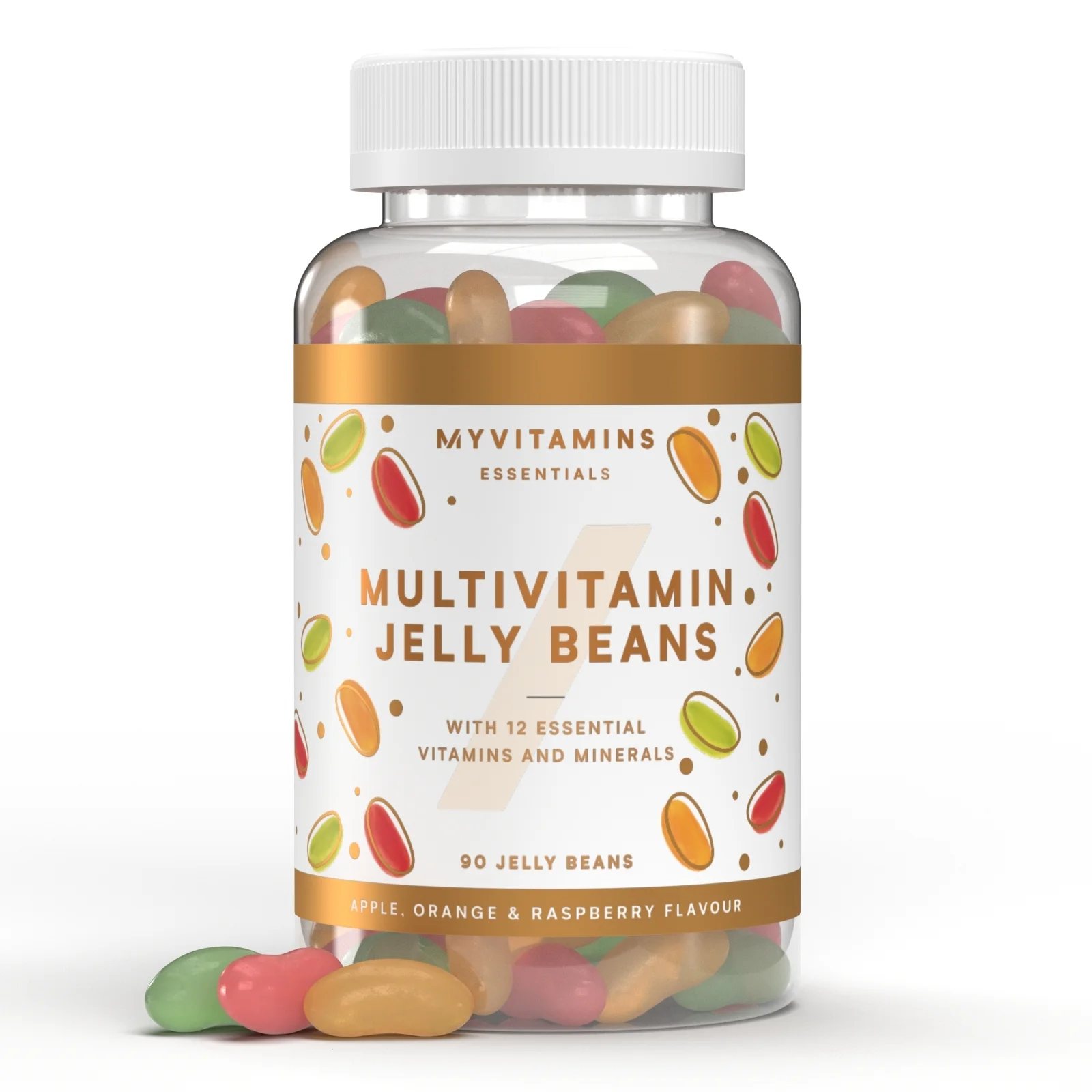 Jelly Beans Multivitaminés - 30portions - Pomme, Orange & FramboiseImage1