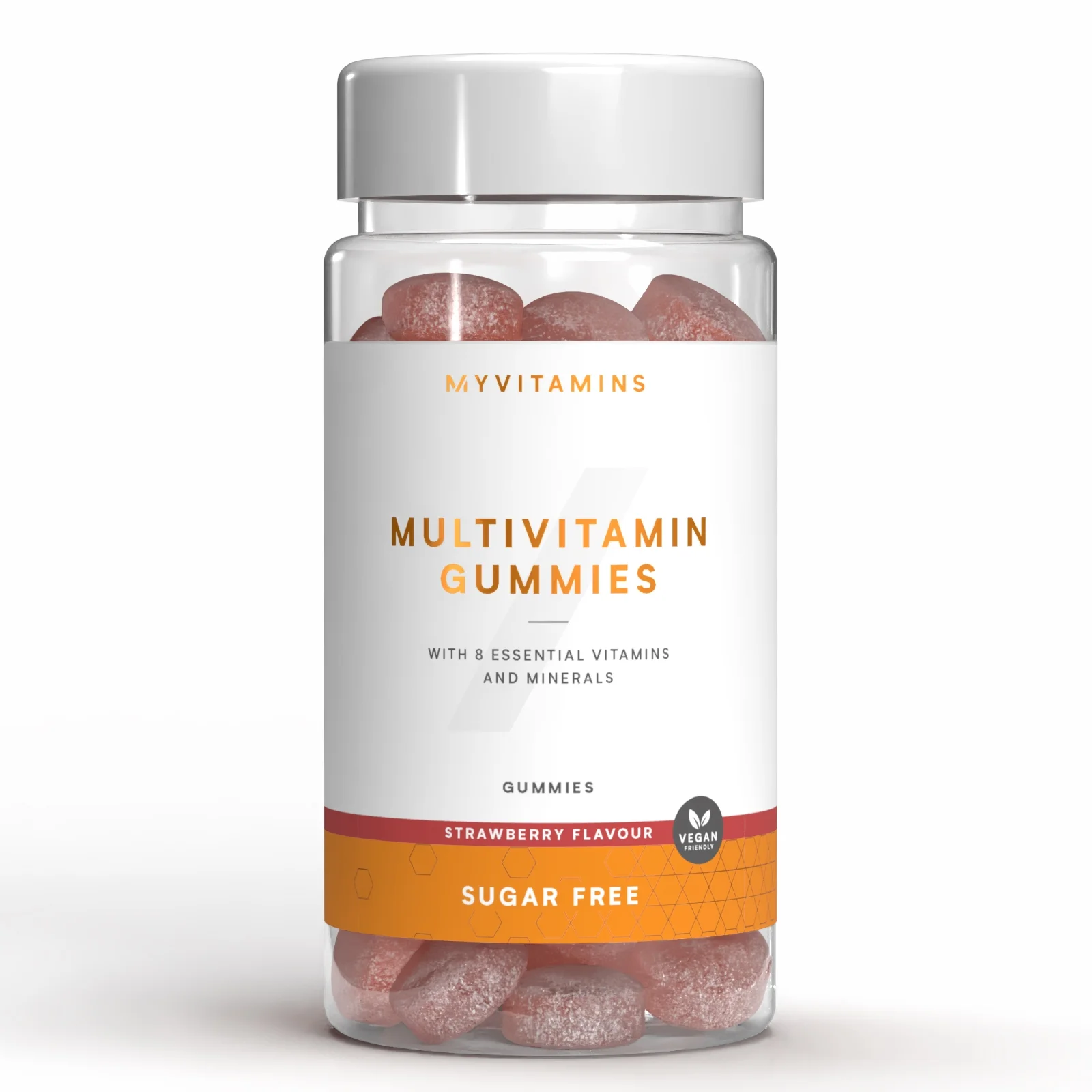 Gummies – Multivitaminés - 60gommes à mâcher - Sugar Free StrawberryImage1