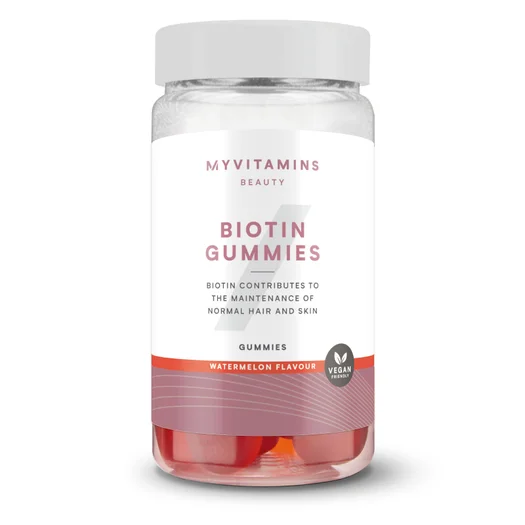 Pastilles gélifiées de biotine - 60gommes à mâcher - Pastèque